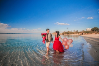 ウォーターイン用ドレスに変更