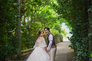 TimTim Photo Studio 沖縄_グリーン撮影