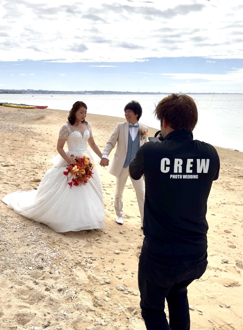 リゾート感ある沖縄でのロケ撮影を満喫していただける様に心がけています。異国情緒あふれる自然がきっとお二人の大切な思い出の一つになると思うからです。