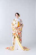 松葉流水に鶴