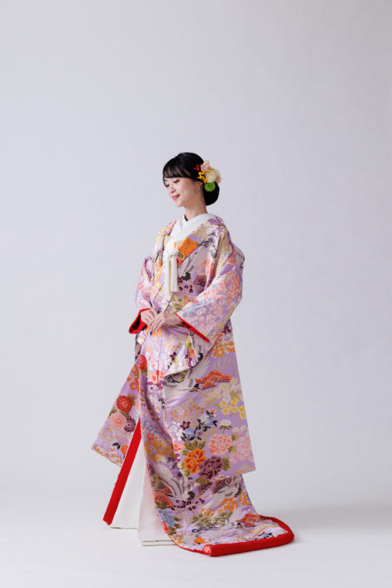 四季彩華に鶴