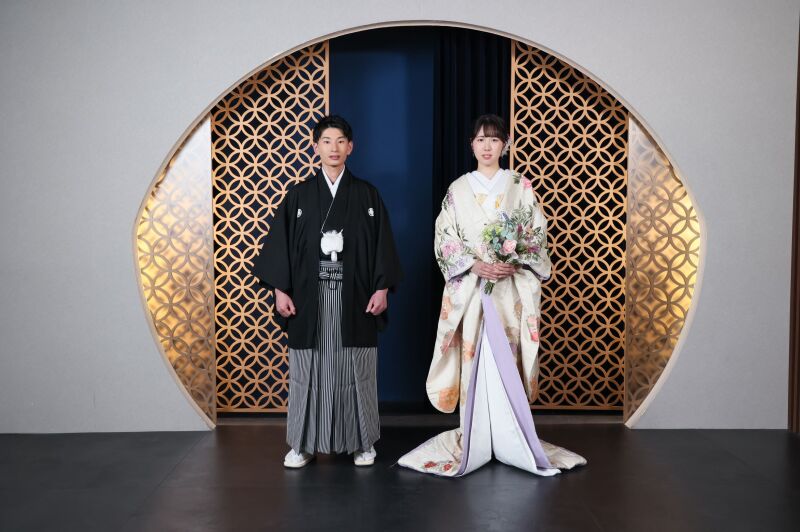 晴れ姿を、美しく残す立ち姿