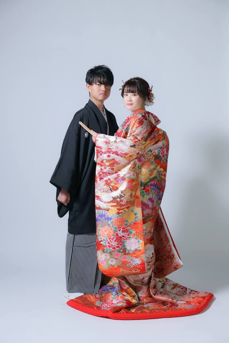 色打掛で美しく