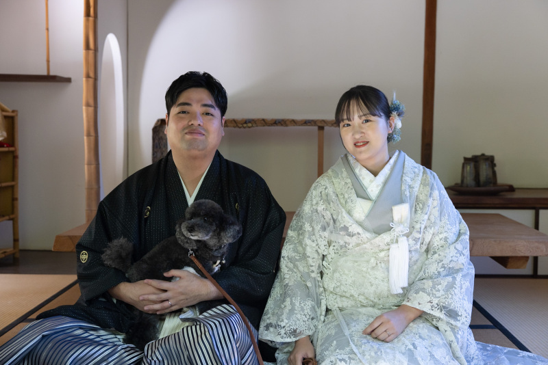 BLANC.THEE フォトスタジオ_ペットと一緒に撮影できる