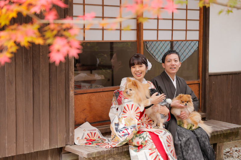 BLANC.THEE フォトスタジオ_ペットと一緒に撮影できる