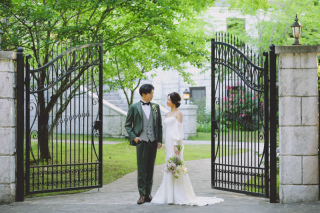 ガーデンでもチャペルでも撮影できる！