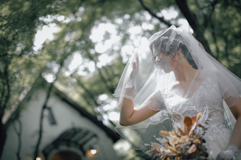 BLANC.THEE フォトスタジオ_ガーデンで撮影できる