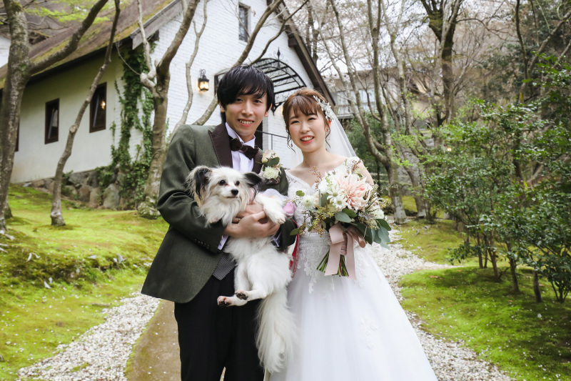 BLANC.THEE フォトスタジオ_ペットと一緒に撮影できる