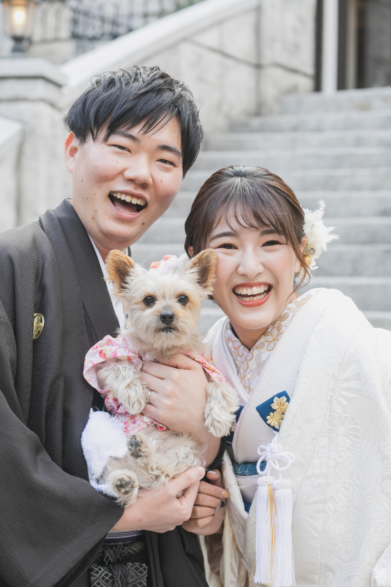 BLANC.THEE フォトスタジオ_ペットと一緒に撮影できる