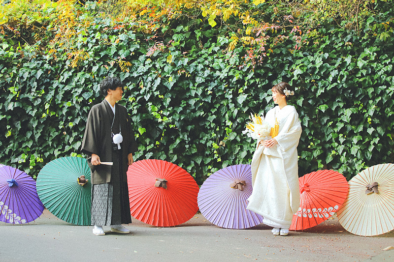 新料金! 白無垢プラン データコース(全データ付/約150カット)*森のガーデンでのロケーション撮影