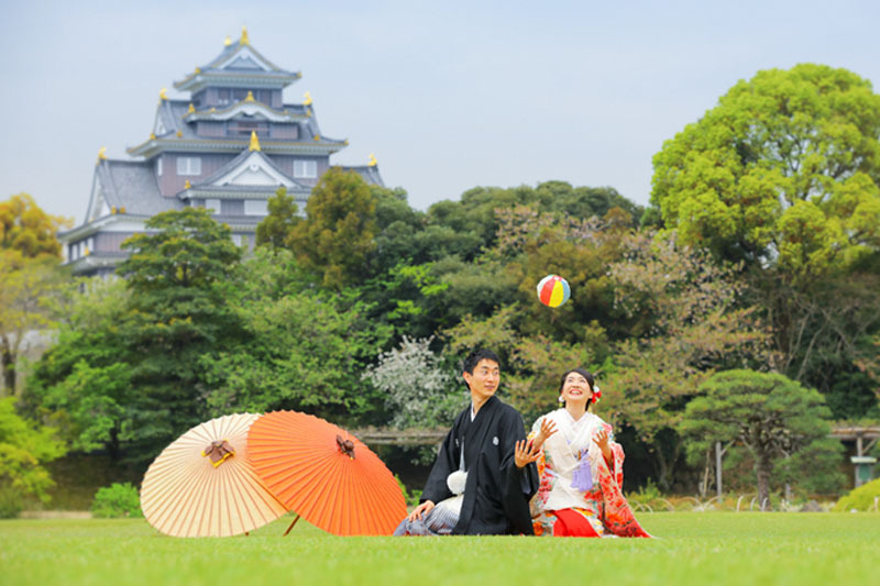 新プラン! 後楽園で色打掛プラン データコース(全データ付/約150カット)*後楽園でのロケーション撮影