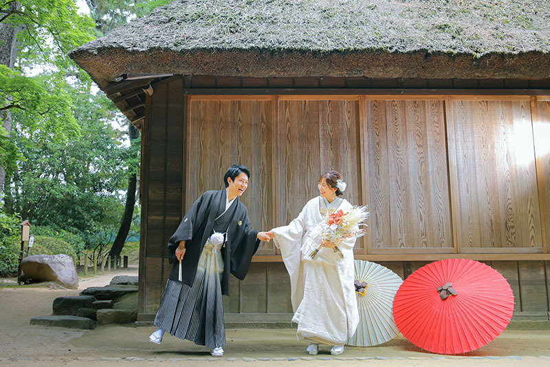 新プラン! 後楽園で白無垢プラン データコース(全データ付/約150カット)*後楽園でのロケーション撮影