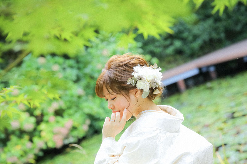新料金! CD+白無垢プラン データコース(全データ付/約250カット)*森のガーデンでのロケーション撮影