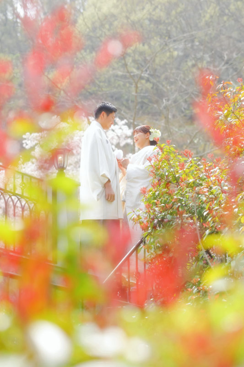 【新価格】前撮りご検討の方必見!白無垢+色打掛プラン ☆ 全データ付/約250カット *森のガーデンでのロケーション撮影