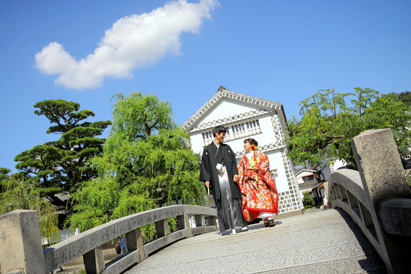 新プラン! 美観地区で色打掛プラン データコース(全データ付/約150カット)*美観地区でのロケーション撮影