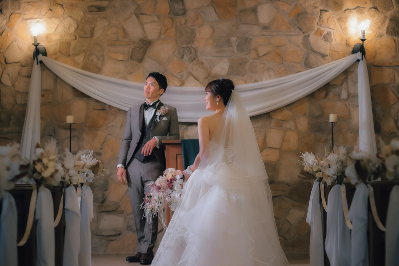 【結婚式場の本物のチャペルで挙式をプラス】挙式+フォトプラン♦︎森のチャペルでの挙式+ガーデンフォト