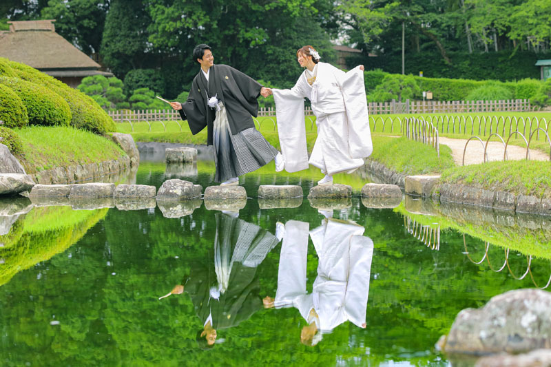 新プラン! 後楽園で白無垢プラン データコース(全データ付/約150カット)*後楽園でのロケーション撮影