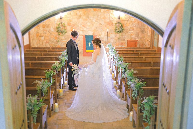 【結婚式場ならでは!挙式風撮影】ウエディングドレスプラン♦︎本物のチャペルとプライベートガーデン撮影♦︎データ付/約150カット