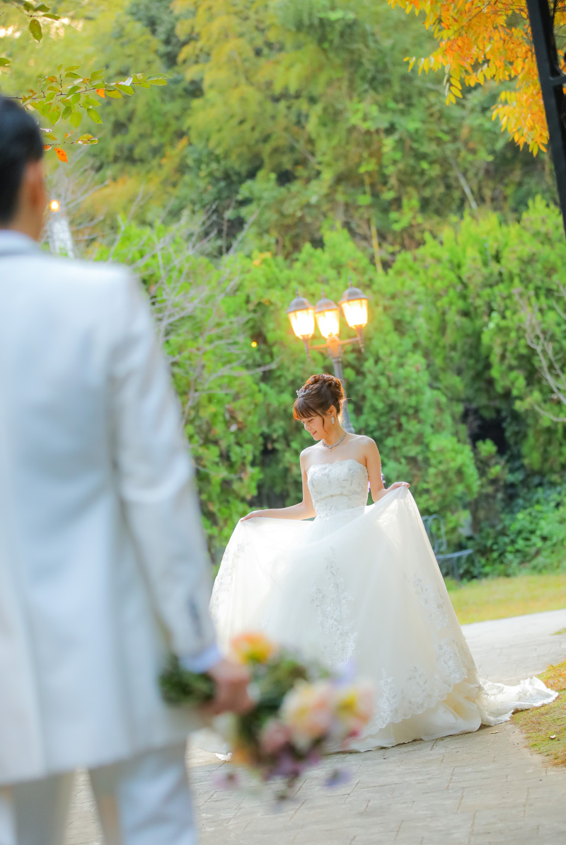 【大好評!ウエディンドレス+色打掛】衣装200着から選ぶプライベートガーデン撮影ベーシックプラン♦︎データ付(約250カット)