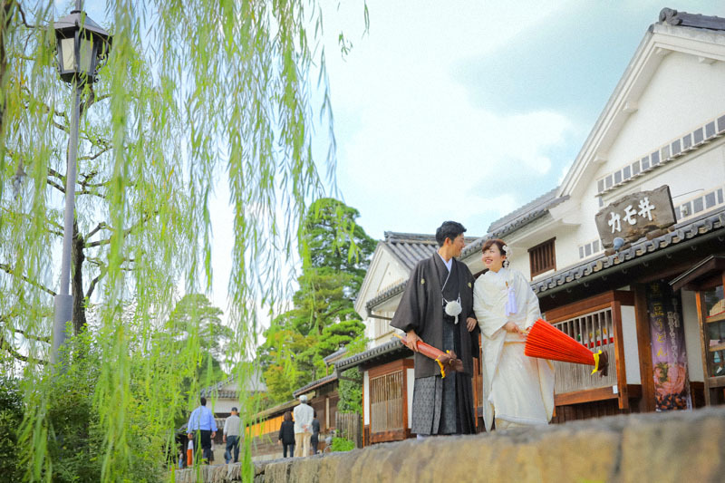 新プラン! 美観地区で白無垢プラン データコース(全データ付/約150カット)*美観地区でのロケーション撮影