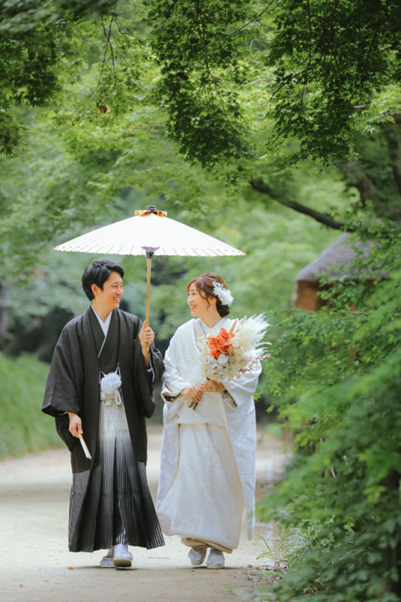 新プラン! 後楽園で白無垢プラン データコース(全データ付/約150カット)*後楽園でのロケーション撮影