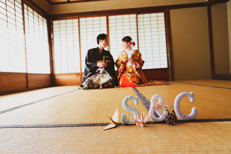 おふたりのイニシャル小物と☆