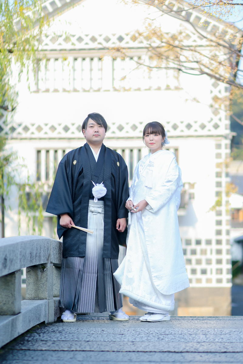 きっちりとしたポーズ