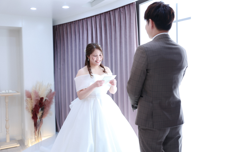 ご新婦様からご新郎様に・・・♡