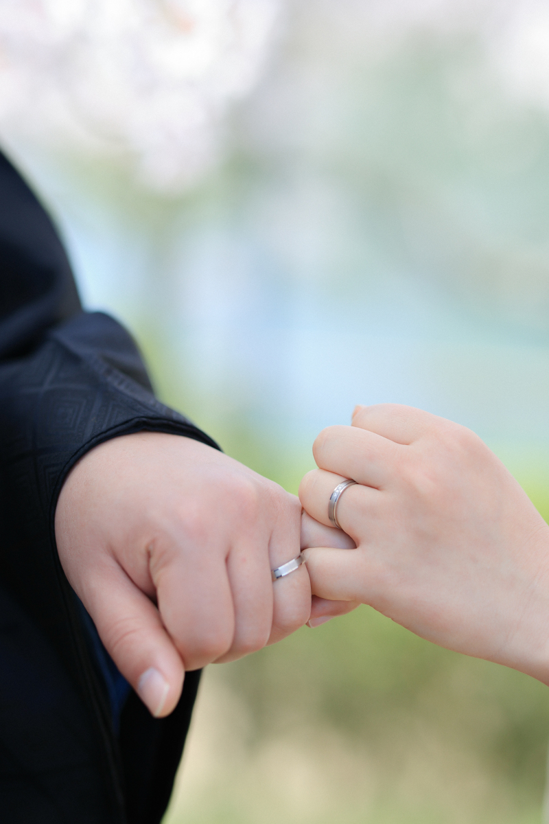 指輪ショット♥