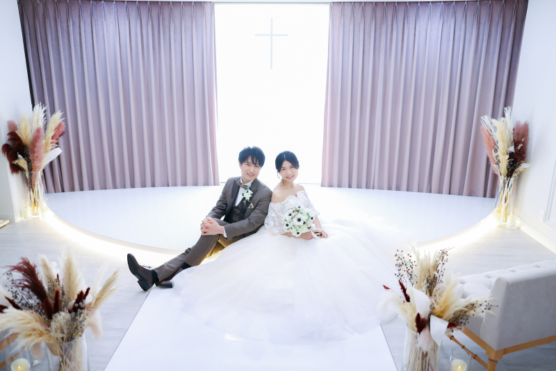 洋装チャペル×和装ロケーション