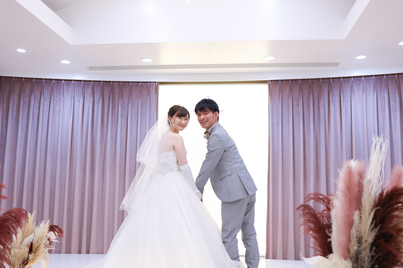 二人で振り向き♥