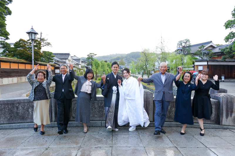 両家皆で、イエーイ＼(^o^)／