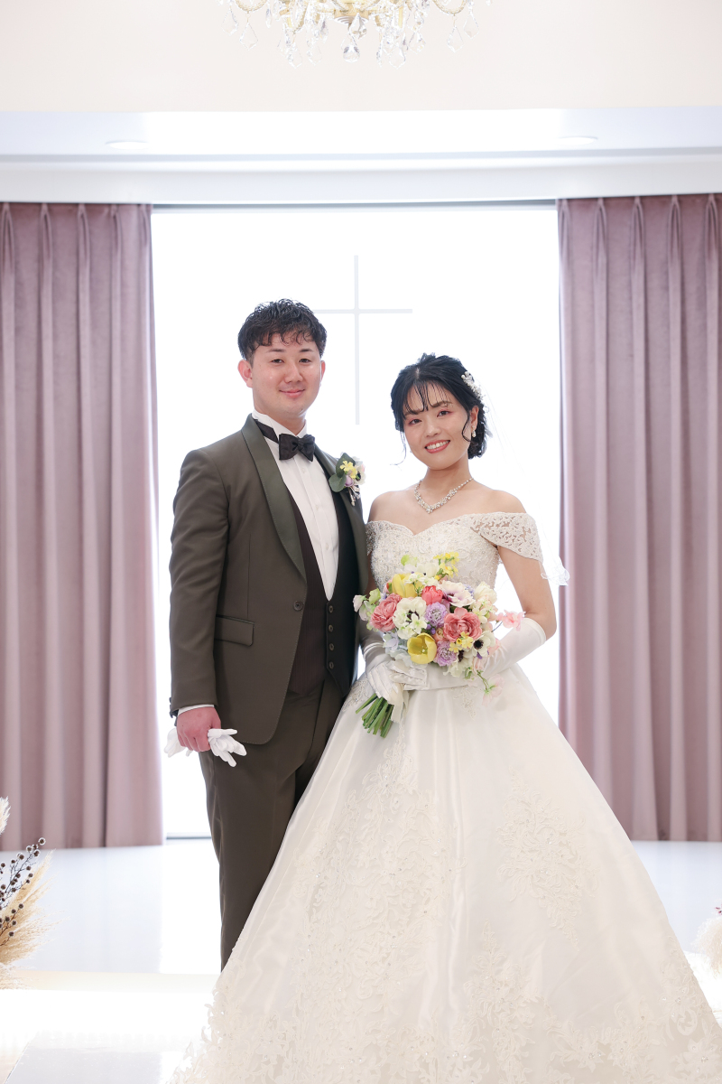 お二人でニコッ