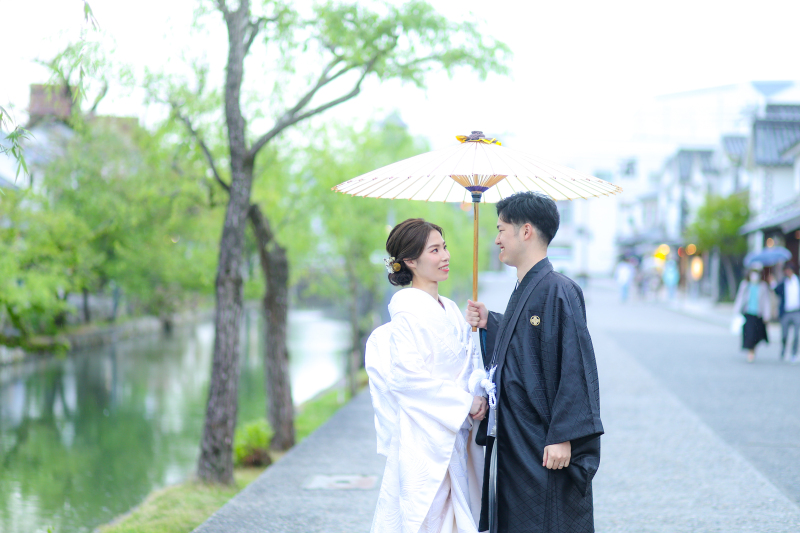 倉敷美観地区で撮影スタート♩