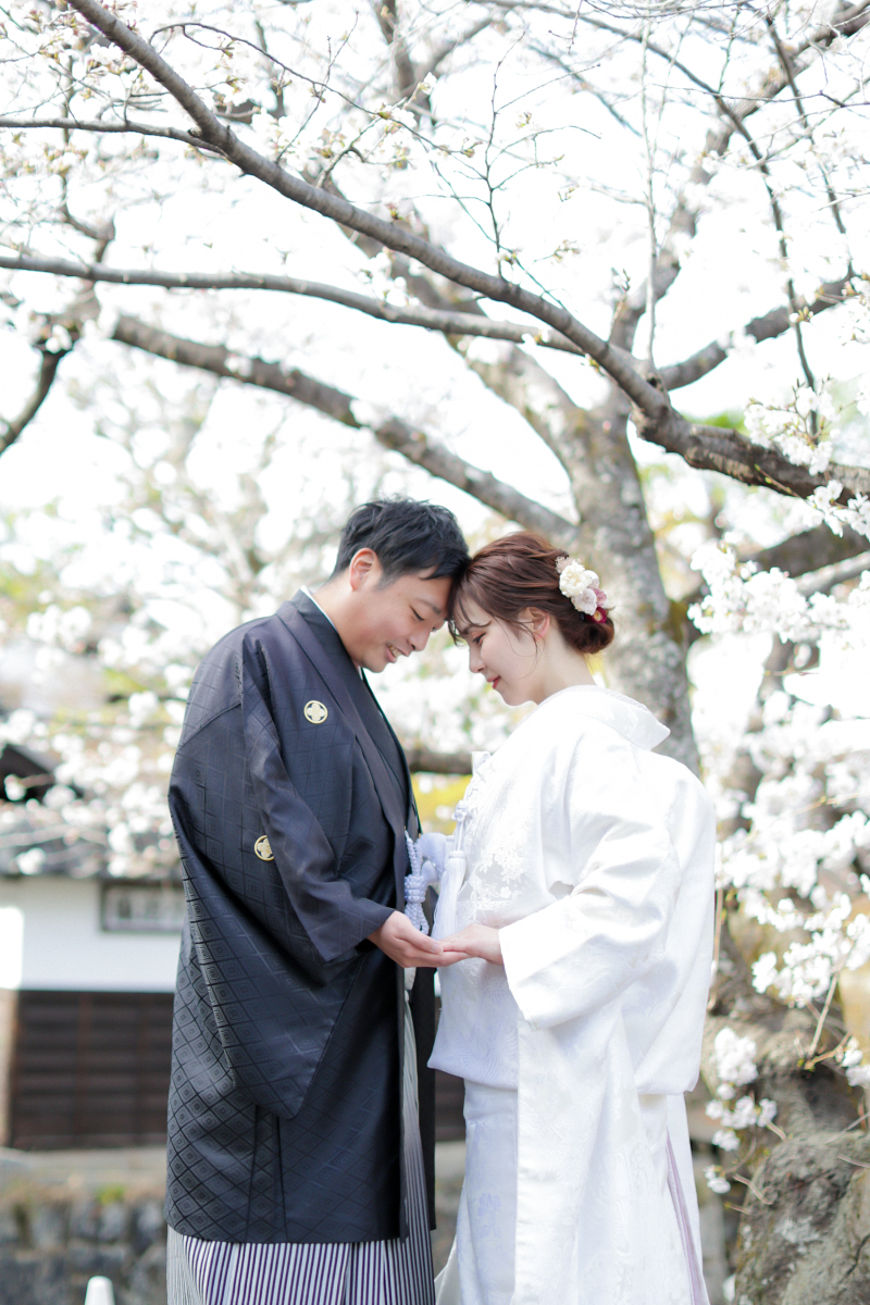 桜と一緒に♡♡