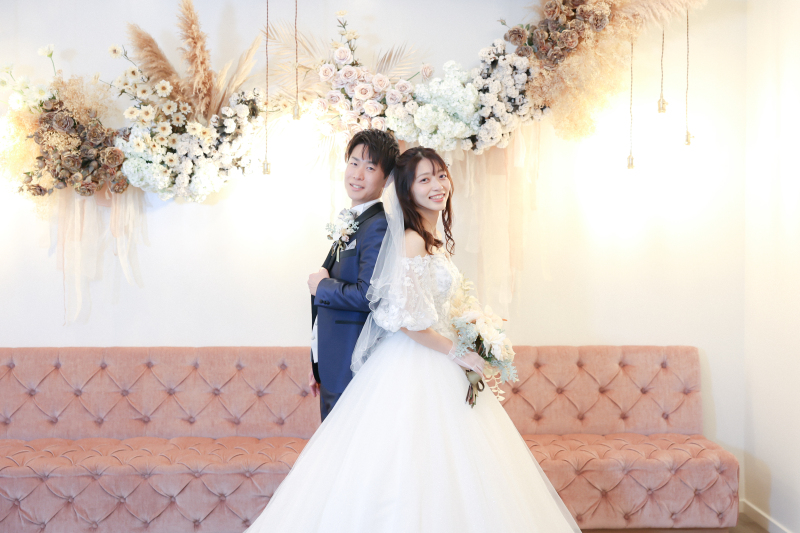 お次はウェディングドレスで♩