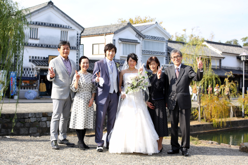 家族をお見送り