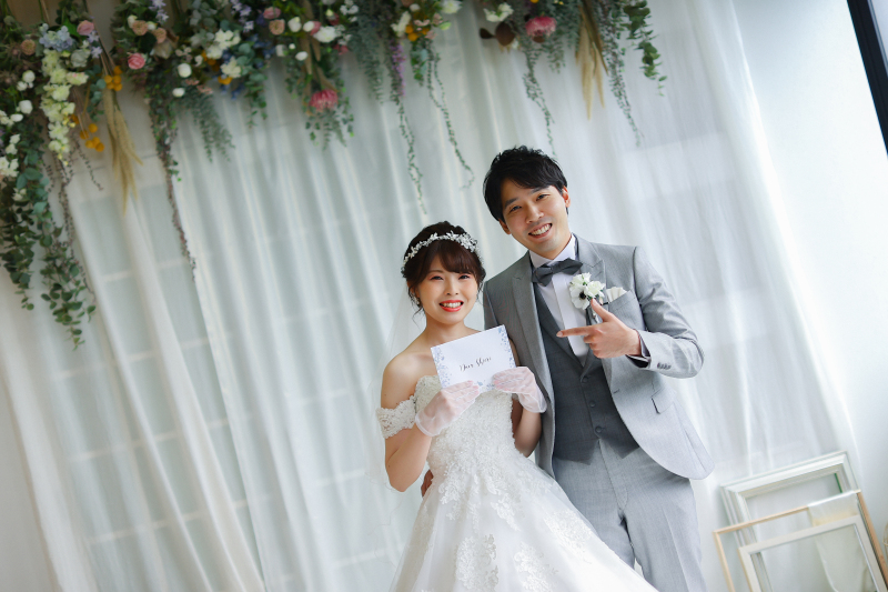 新郎様からサプライズ