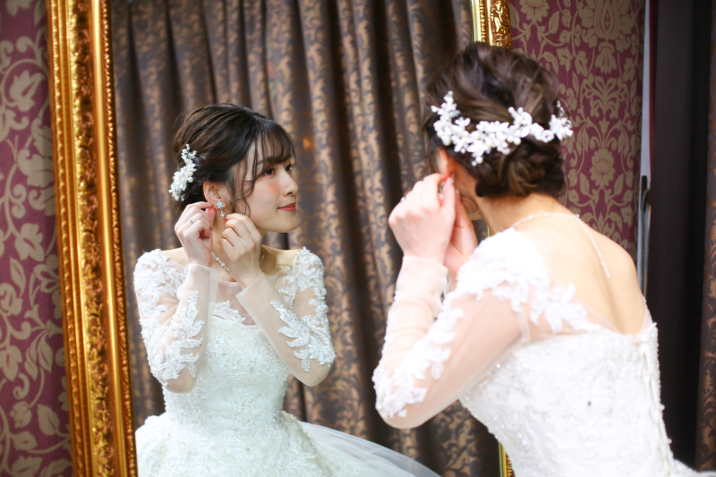 お支度ショット♡