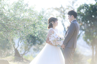 オリーブ園でロケーション撮影♩