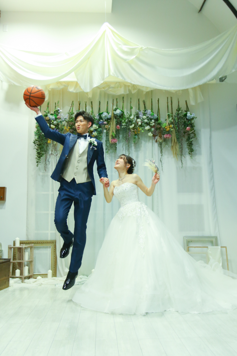 バスケットボールをもって☆