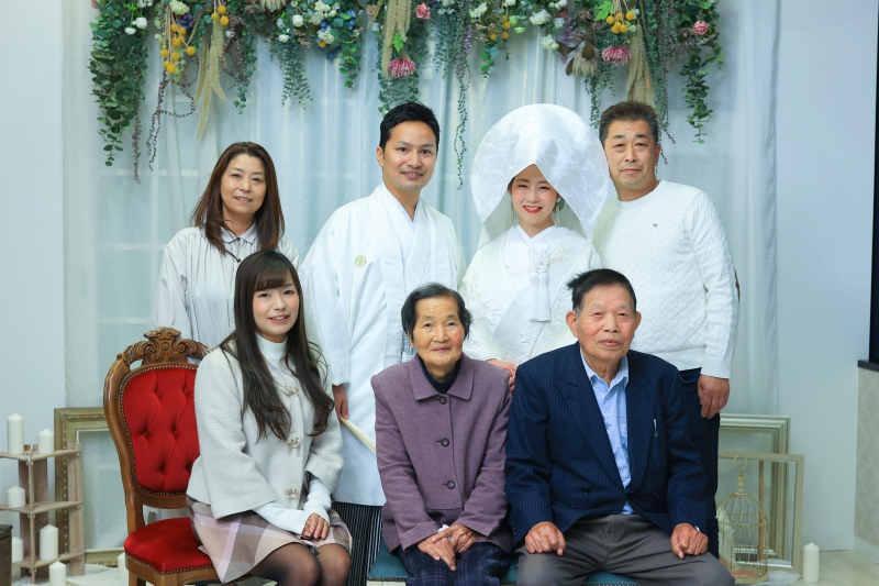 両家で記念撮影☆