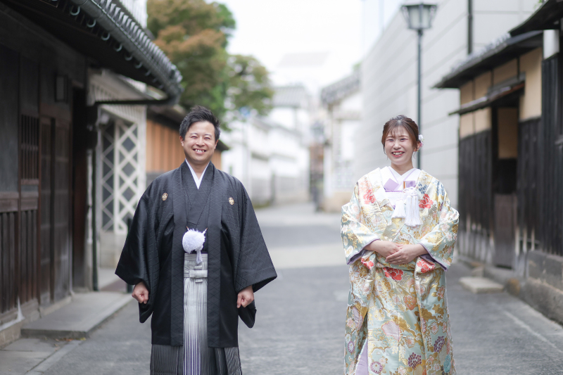 和装と洋装を美観地区で!