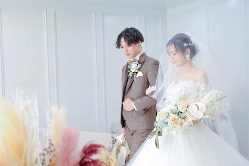 お二人でご入場♩