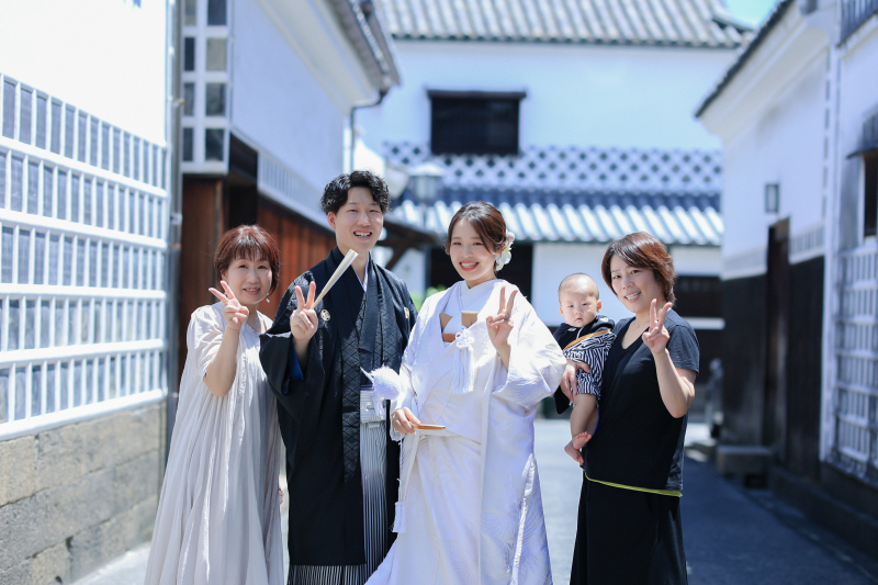 家族みんなでピース♪