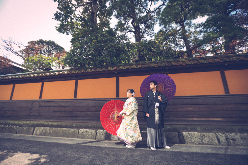 和傘を持って☆彡