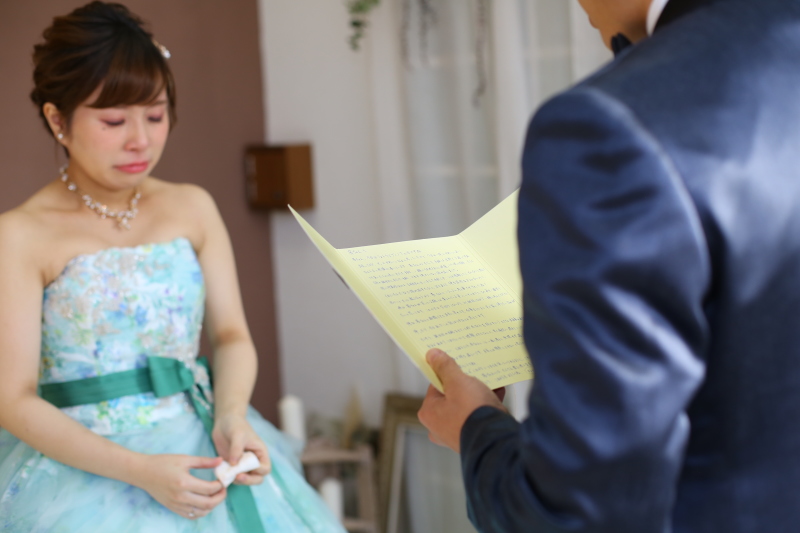 新郎から新婦へサプライズ