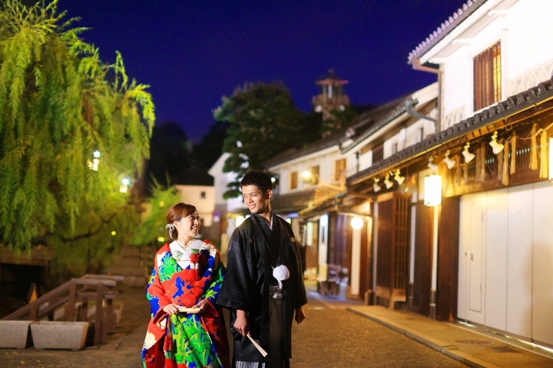 美観地区ならではのナイトフォト☆