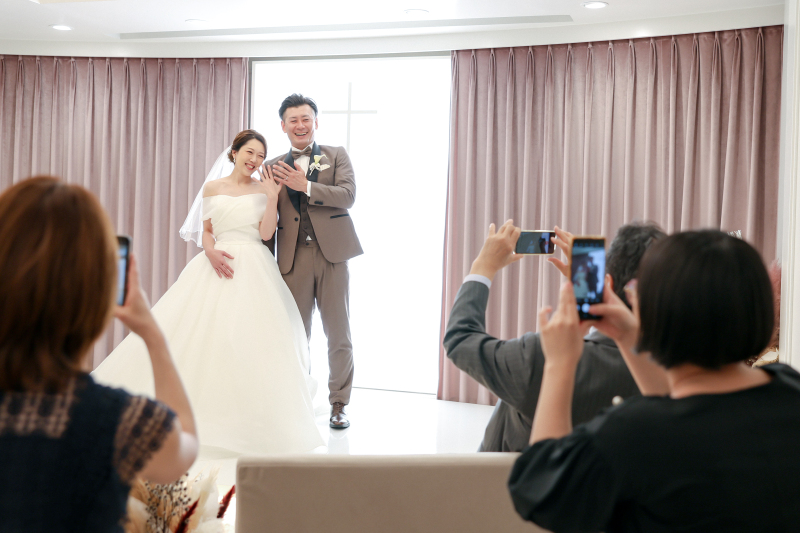 ご家族へ指輪のご披露°˖✧