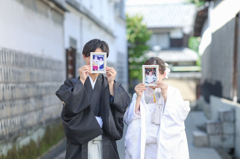 思い出の幼少期のお写真を持って..♡